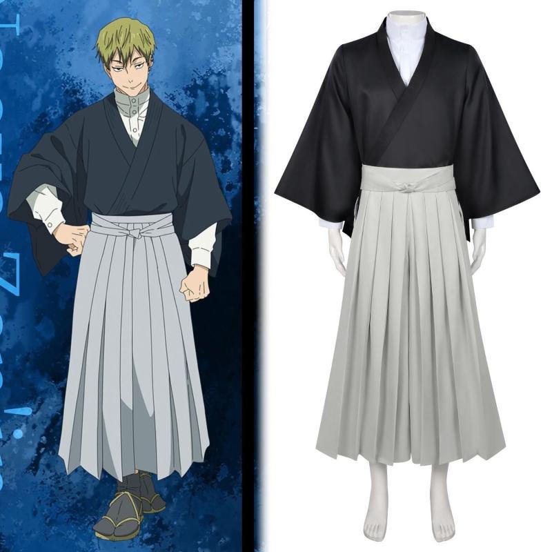 Men'S Kimono Accessories - Anime Jujutsu Kaisen Haibara Yu Cosplay-Kostüm