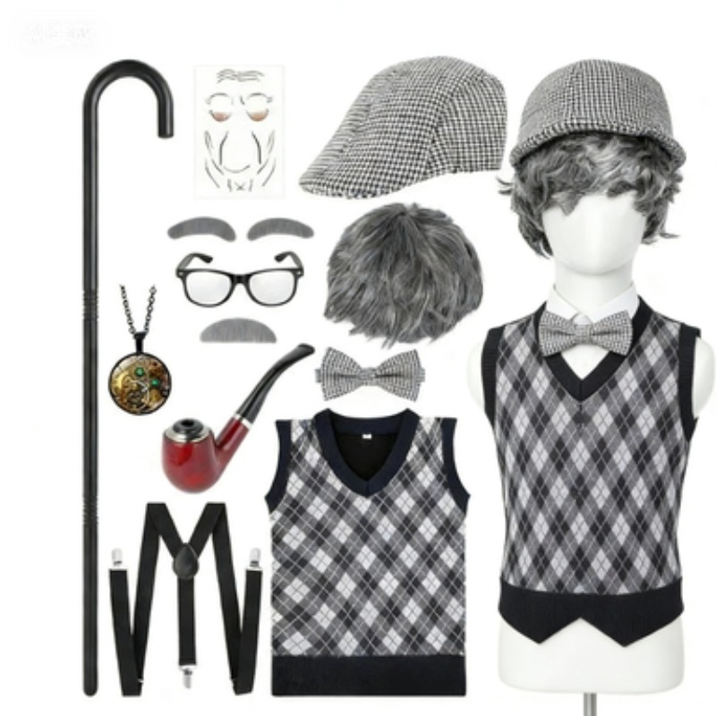 Halloween-Festival Alter Mann  – Men'S Accessories In The 1920S Bewertung und Preis