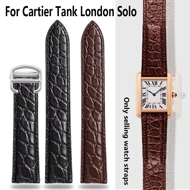 Krokodil-Uhrenarmband, 16, 18, – Men'S Accessories Cartier Bewertung und Preis