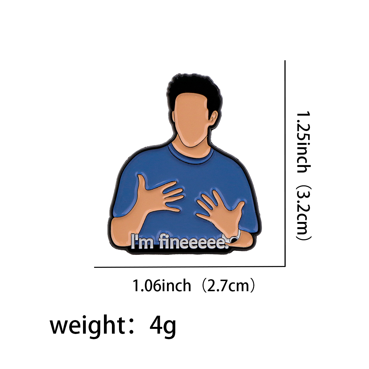 Ich bin guteeee Zitate Emaille – Men'S Accessories Types Bewertung und Preis