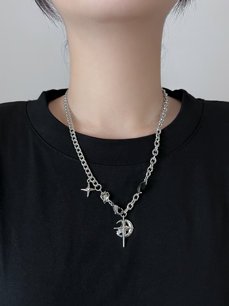 2023 koreanische Mode Goth Pun – Men Accessories Neck Chain Bewertung und Preis
