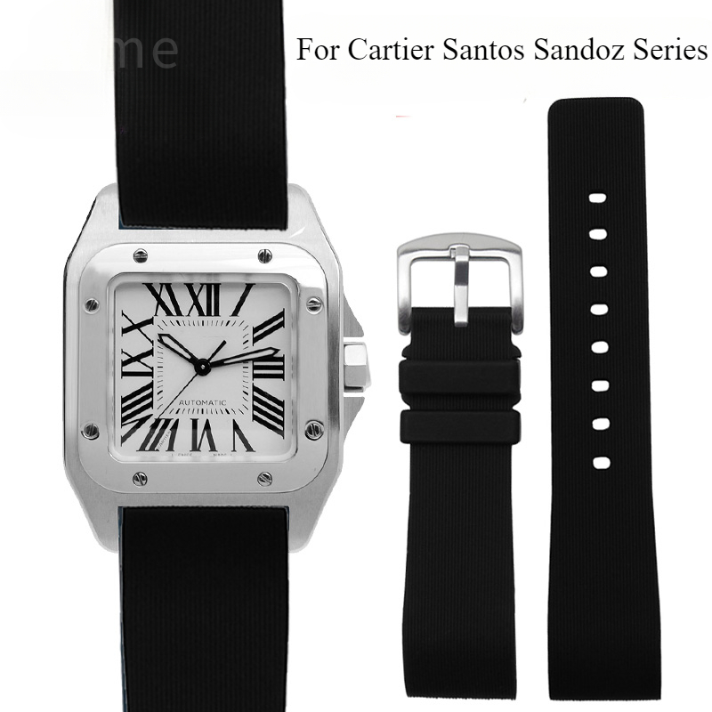 Schwarz-blaues Silikon-Uhrenar – Men'S Accessories Cartier Bewertung und Preis